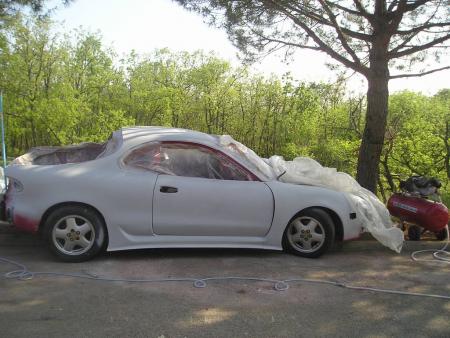 préparation carrosserie celica 18
