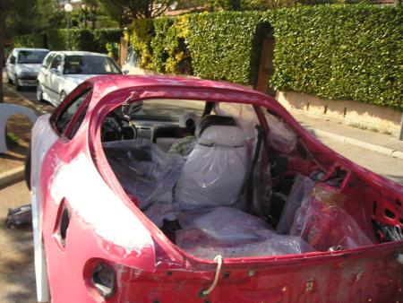 préparation carrosserie celica 18
